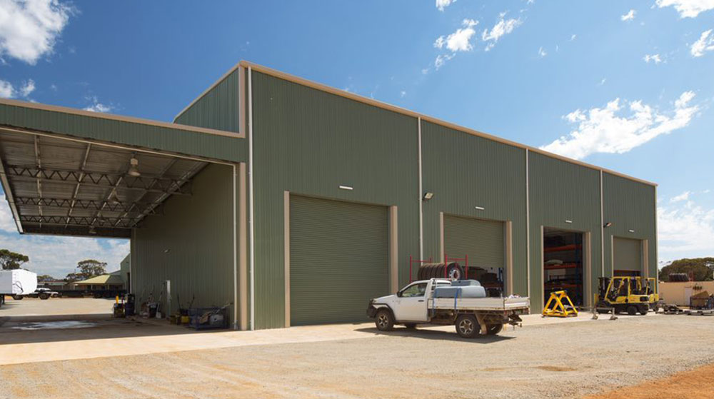 Sheds Options Agriculture AUSPAN   10 Roller Doors 1 